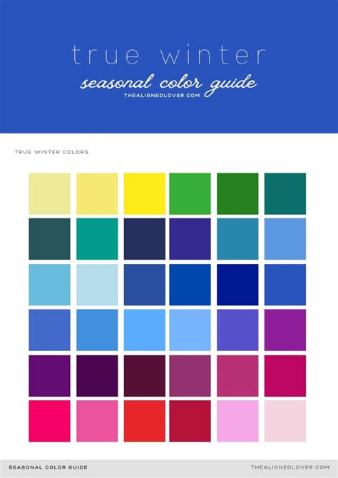 Winter Color Analysis .